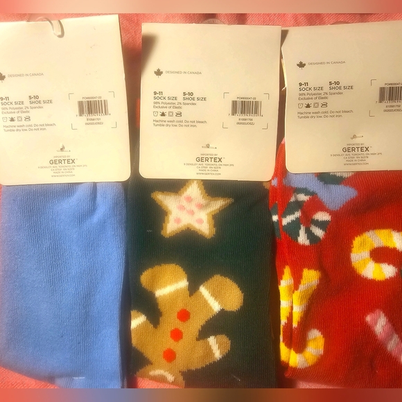 Christmas Socks  Women's 3 Piece Gertex ❄️🎄🎁 - Picture 2 of 5